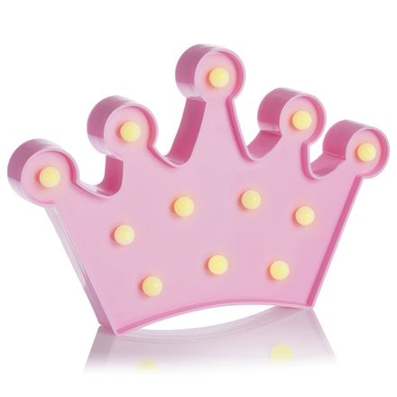 Световая фигура "Розовая корона" 27*18*3,3 см