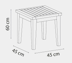 Столик деревянный кофейный Tagliamento Side Table 60
