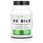 PrePrimal, Бычья желчь, 500 мг, 120 капсул