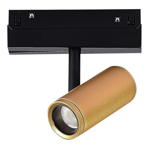 ST808.246.08 Магнитный трековый светильник Золотистый LED 1*8W 4000K 650Lm Ra>90 36° IP20 D42xH135 4 СКАЙЛАЙН 48V