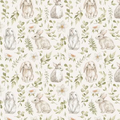 Кролики и листья