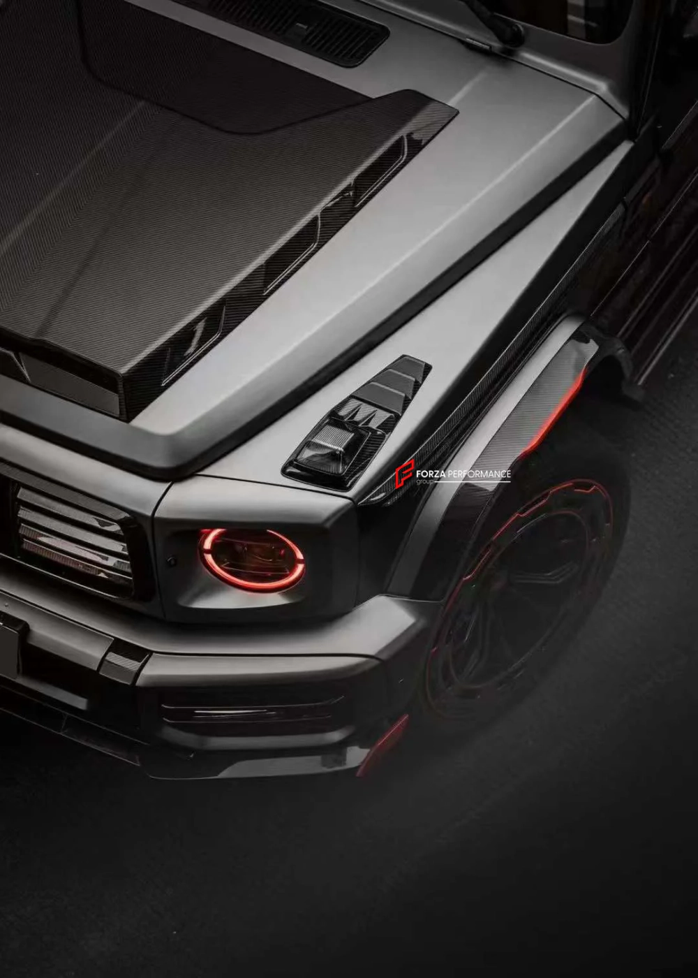 Полный карбоновый обвес для Mercedes-Benz W464 G63 / G500 / G550 2018+ Мерседес Гелик гелентваген