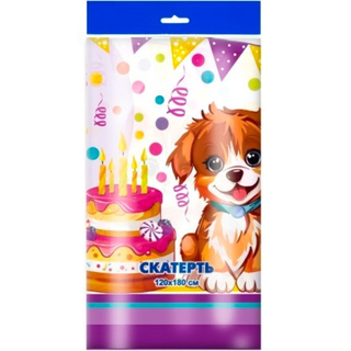 Скатерть п/эт 120*180см "Пушистики" /1шт