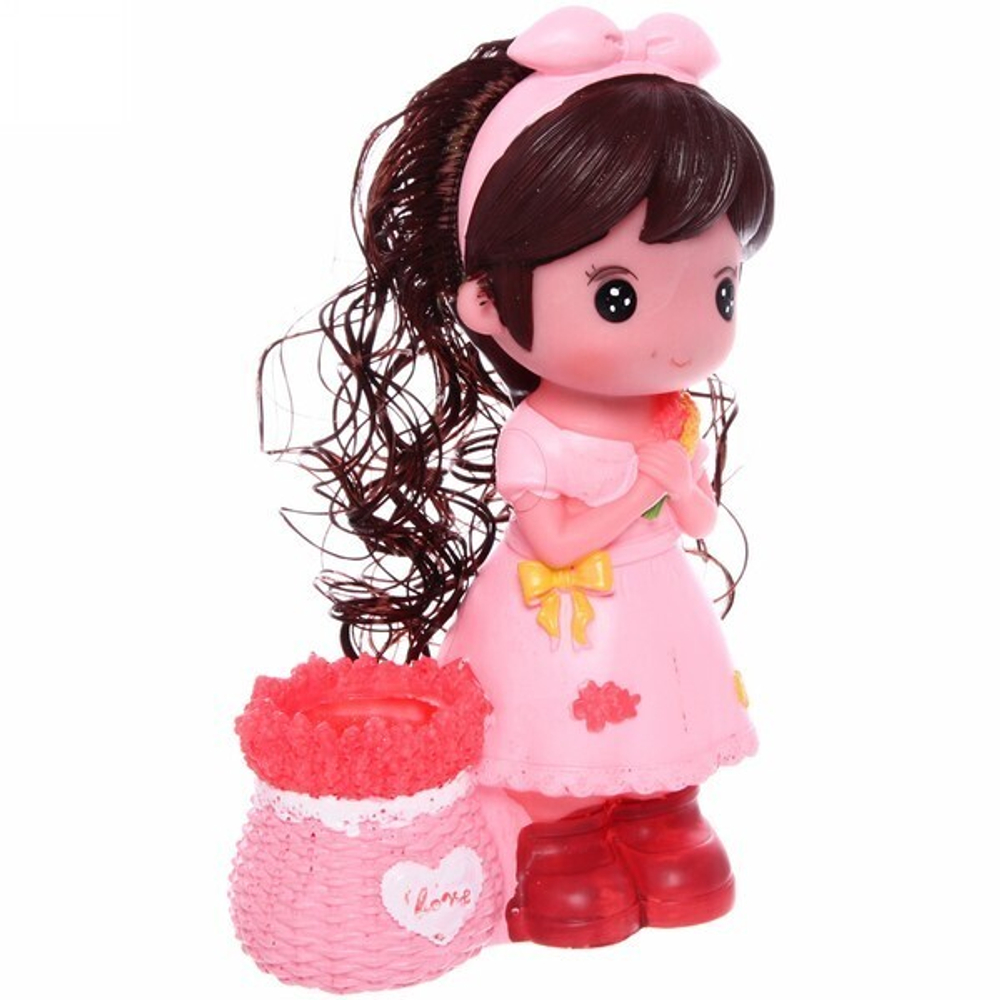 Копилка из пластика 24*14см «Лучшая подружка» со стаканчиком для ручек