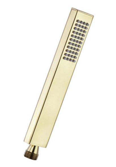 Душевая лейка прямоугольная 1 режим латунь 4716MROC золотой