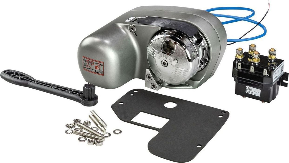 Лебедка якорная Quick Genius GP2 2000F, 12В, цепь 6мм