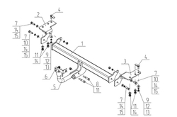 Фаркоп AvtoS для Haval Dargo (2022-) с унив. элект. Smart(блок) и сертификатом в комплекте, арт.(HV 06+smart)