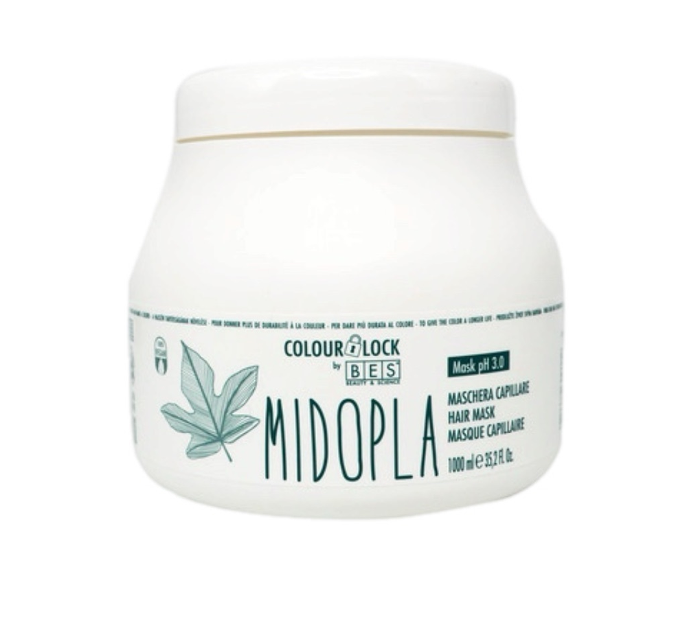 Маска для окрашенных волос профессиональная Сolour Lock MIDOPLA (Мидопла) (pH = 3,0), BES