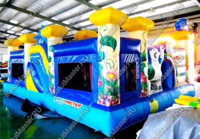 Надувной батут "Белый мишка" 7*5*2.7 м