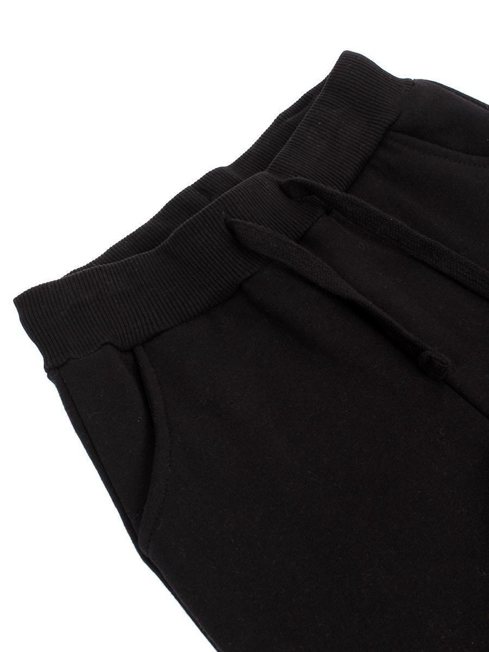 Брюки д/мальчика футер M1137FN-3/6 р.104 черный (Такро)