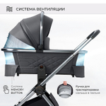 Детская коляска Sweet Baby Elegante 3 в 1 BRD Grey