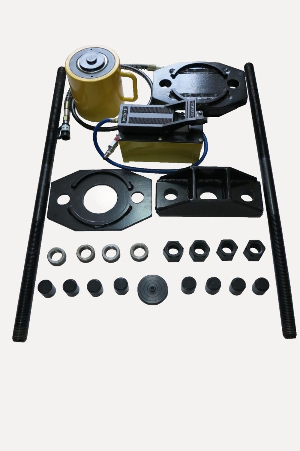 ТИТАН (ТТН-100 П) Выпрессовщик шкворней гидравлический, с пневмоприводом, 100 т