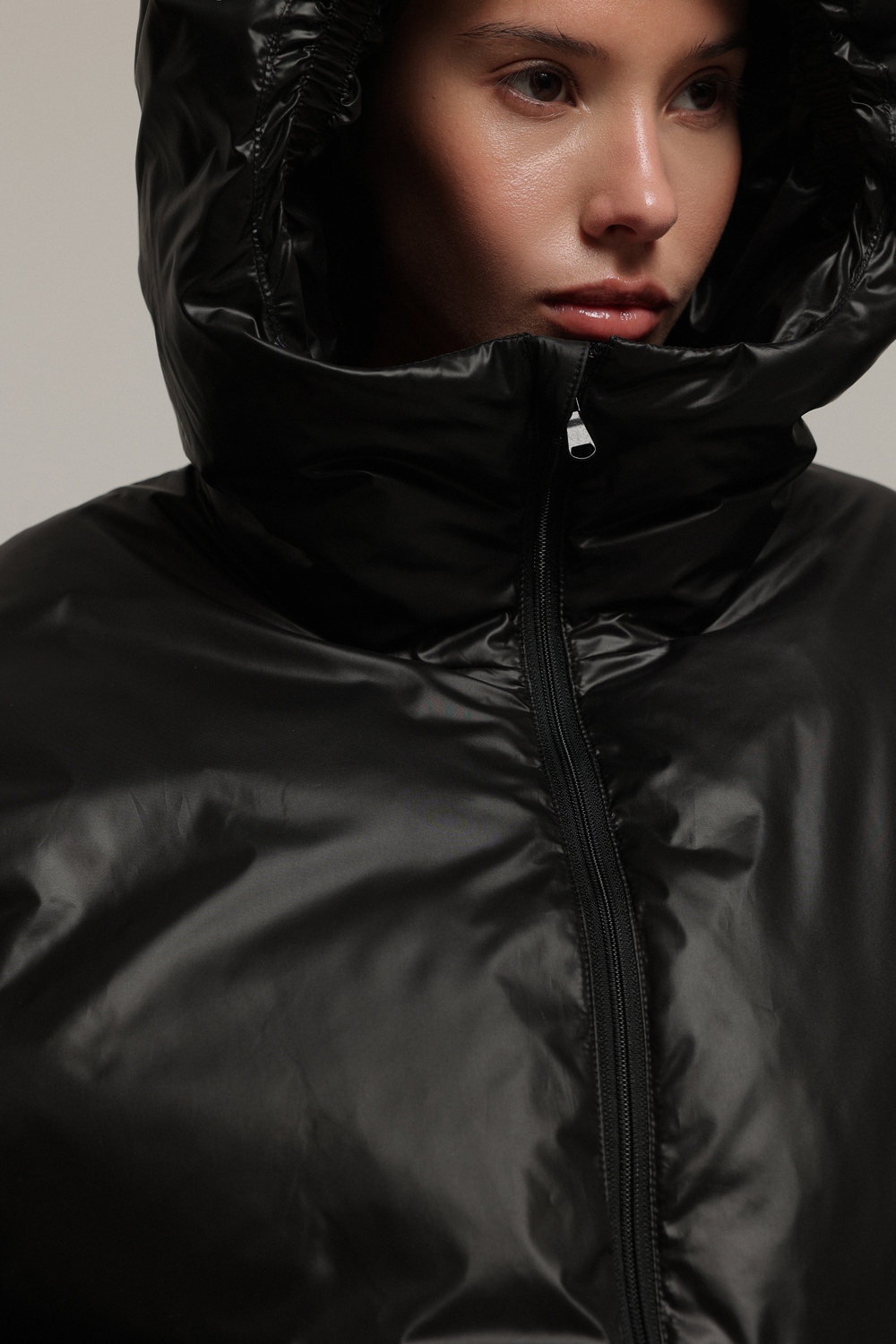 Пуховик укороченный