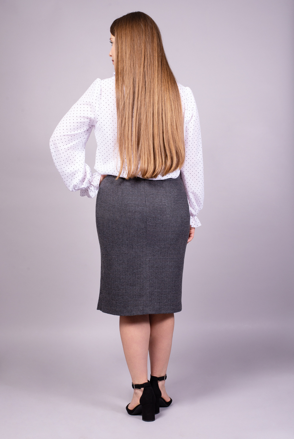 Юбка женская 1383А, ель #201Еа011383А