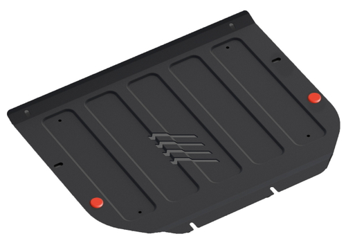 Защита картера и КПП АвтоБроня для Hyundai Santa Fe II (V - 2.2D; 2.7) 2006-2009, штампованная, сталь 1.8 мм, с крепежом, 111.02309.2