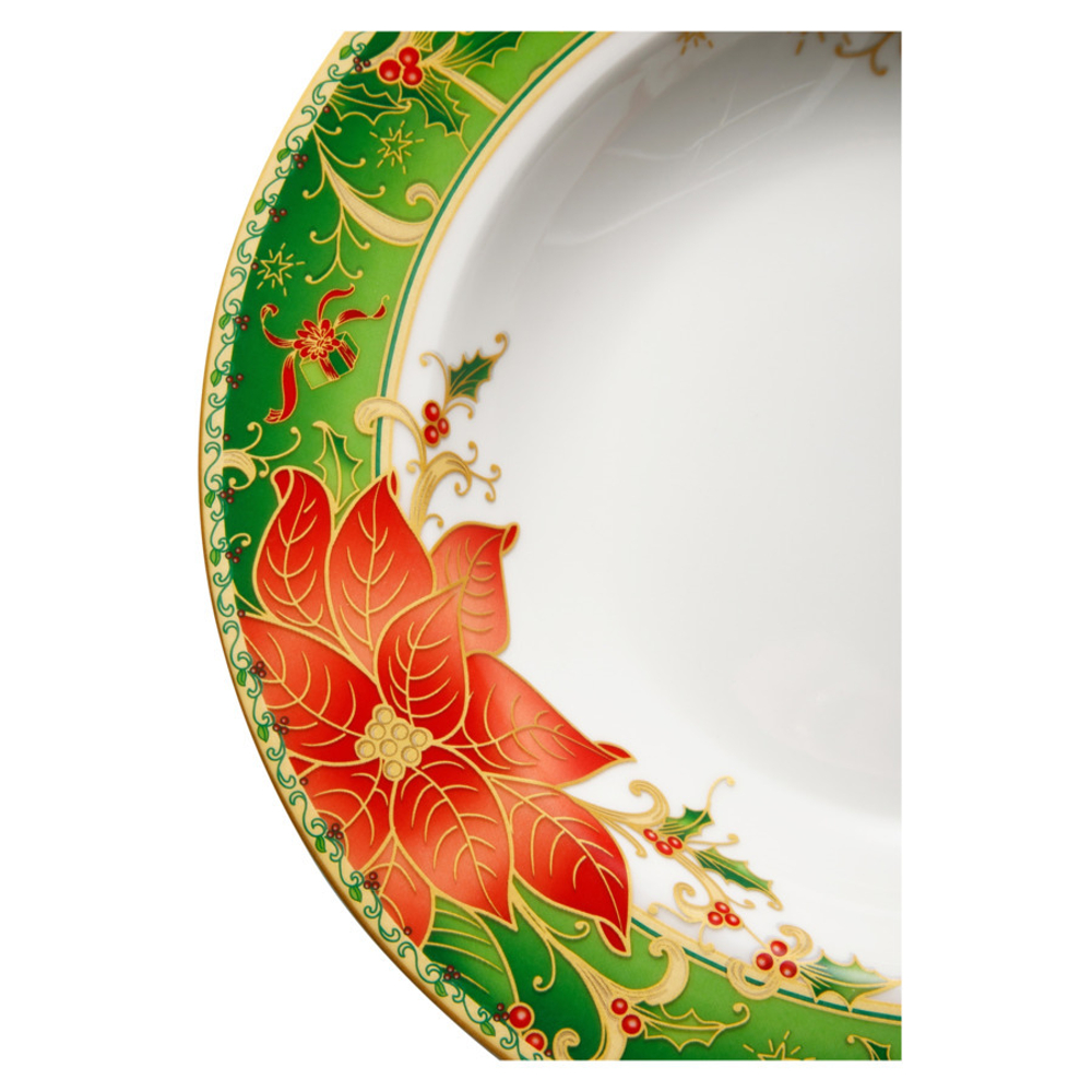 Набор тарелок суповых Lamart 6шт 23см Palais Royal Рождественская звезда