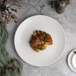 Тарелка d 31 см без борта белая фарфор P.L. Proff Cuisine [3]