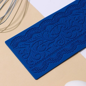 Коврик для айсинга «Ажур», 39х10 см, цвет МИКС