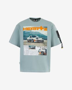 Футболка Magazine Boxy Светло-зеленая