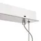 SL2010.103.01 Светильник подвесной ST-Luce Никель/Белый, Прозрачный LED 1*33W 3000K/4000K ENFYS