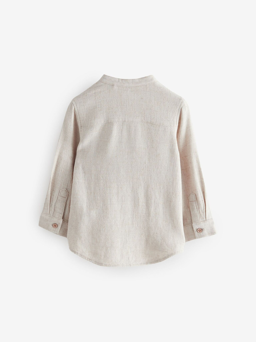 Рубашка льняная для мальчика Next E32-528, Бежевый