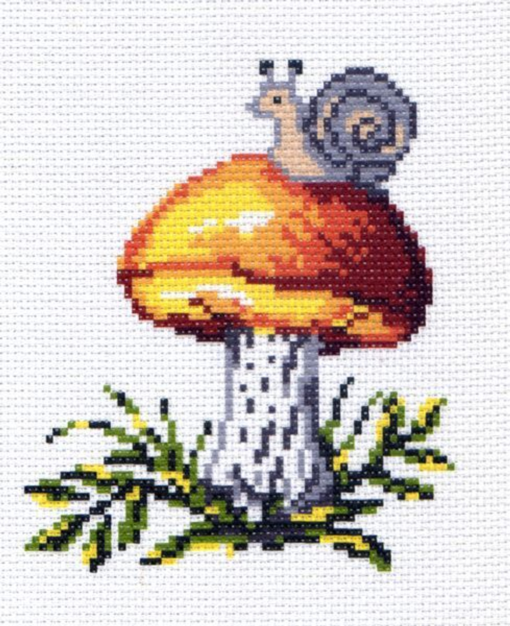 "Грибок"-0332 канва с рисунком