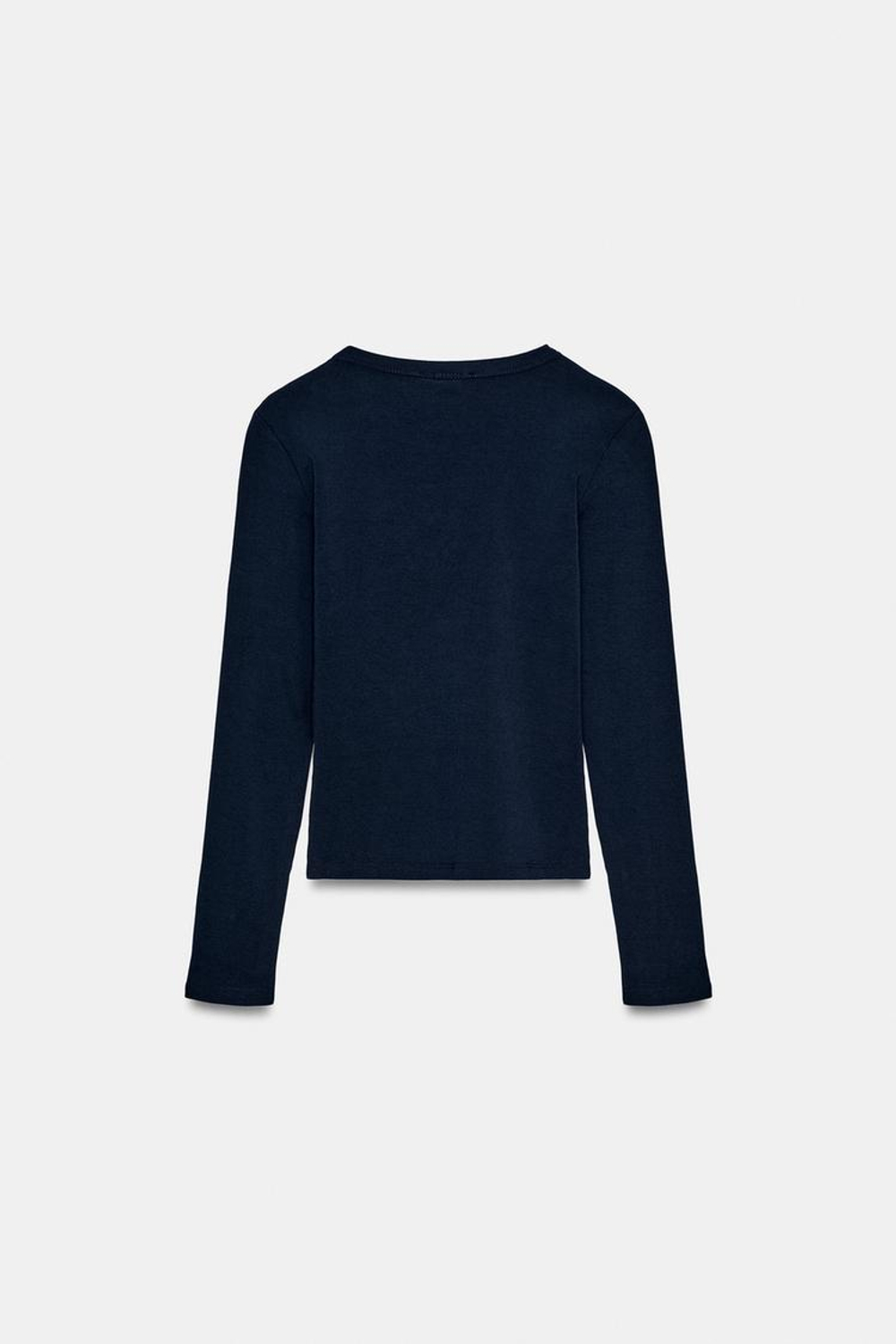 ZARA ФУТБОЛКА С ВЫШИВКОЙ ST. MORITZ®, МОРСКОЙ СИНИЙ