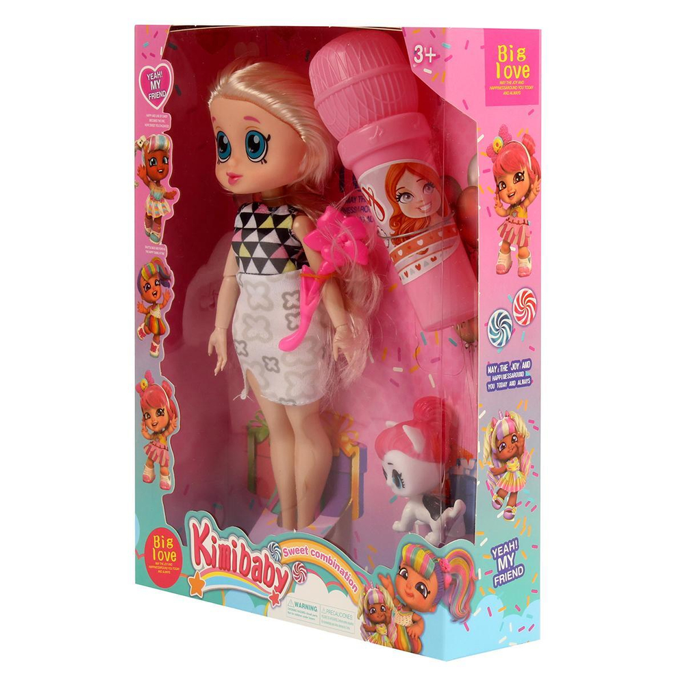 Кукла тип Модница на шарнирах с аксессуарами, коробка 194D