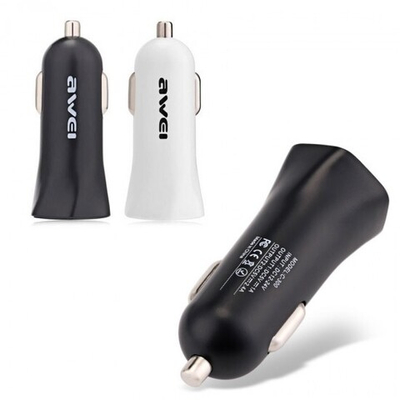 Автомобильное зарядное устройство AWEI C-300, 010882 Черный