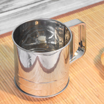 Кружка-сито 10*10см с одинарным дном, нерж.сталь