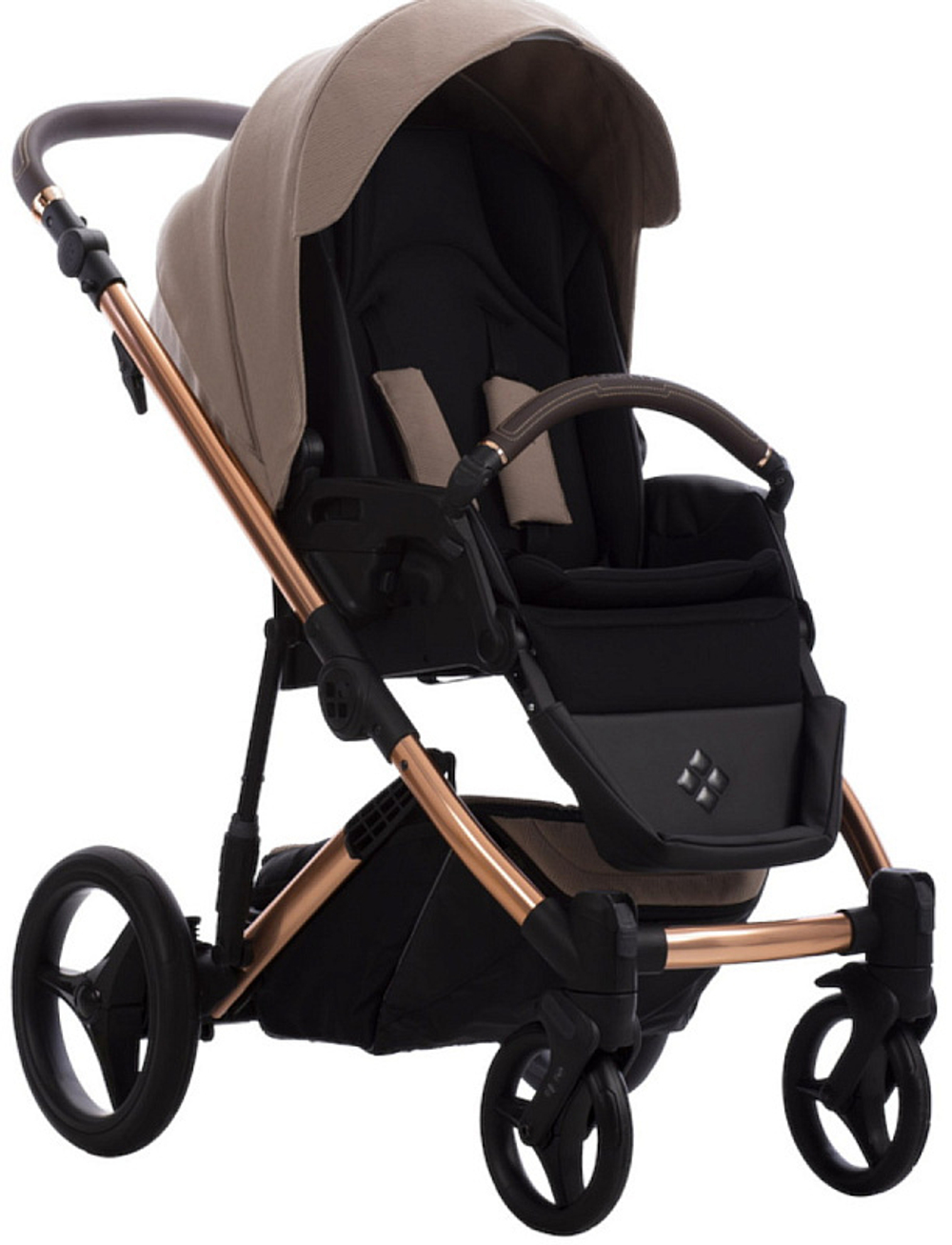 Детская коляска Bebetto Loren Stella 2 в 1 04 бежевый