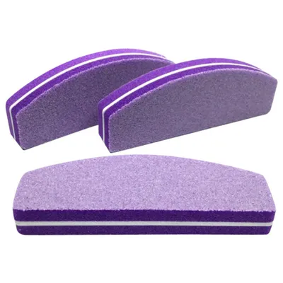 Баф-ластик лодка (8,5см_3см) фиолетовый, упаковка 20 штук