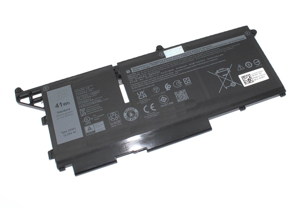 Аккумуляторная батарея для ноутбука Dell 293F1, 404T8 11.25V 3467mAh