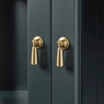 Шкаф со стеклянными дверцами - IKEA LOMMARP/ ЛОММАРП ИКЕА, 86x199 см, темно-сине-зеленый