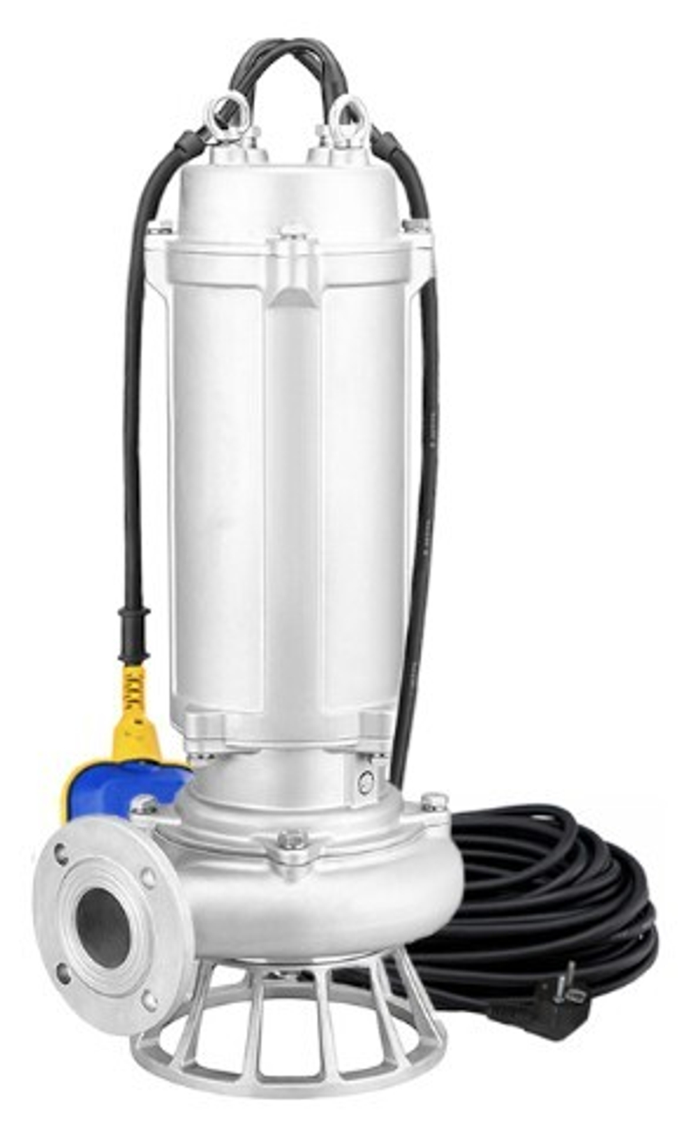 Насос погружной из нержавеющей стали марки AISI 304 для агрессивных, загрязненных и сточных жидкостей, бренд "Vodotok" модель 80WQD51-8-2.2-SV