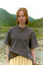 Футболка Called a Garment Stout T-Shirt "Brown Dyed"