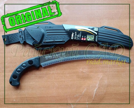 Пила (ножовка) японская для обрезки деревьев Silky Zubat 390мм 7.5зубьев/30мм в чехле Оригинал