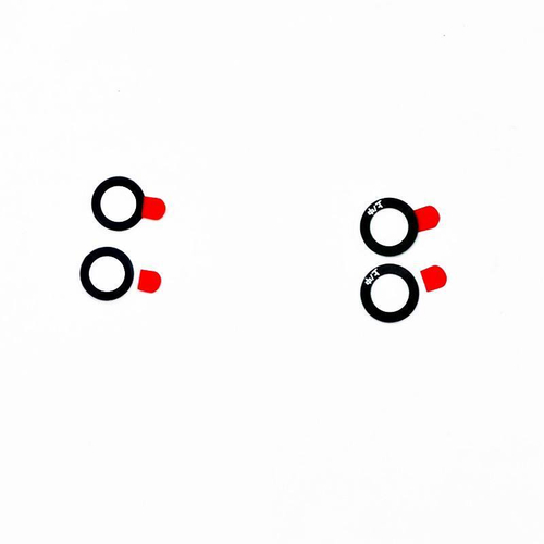 Стекло камеры Tecno Spark 7 (комплект 2шт.) Черный