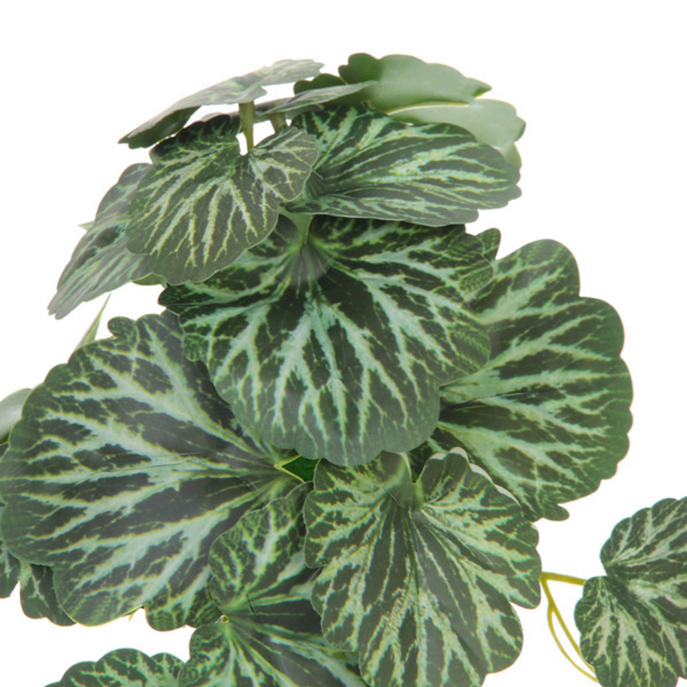 Цветок искусственный в горшке «Бегония» 20*16см