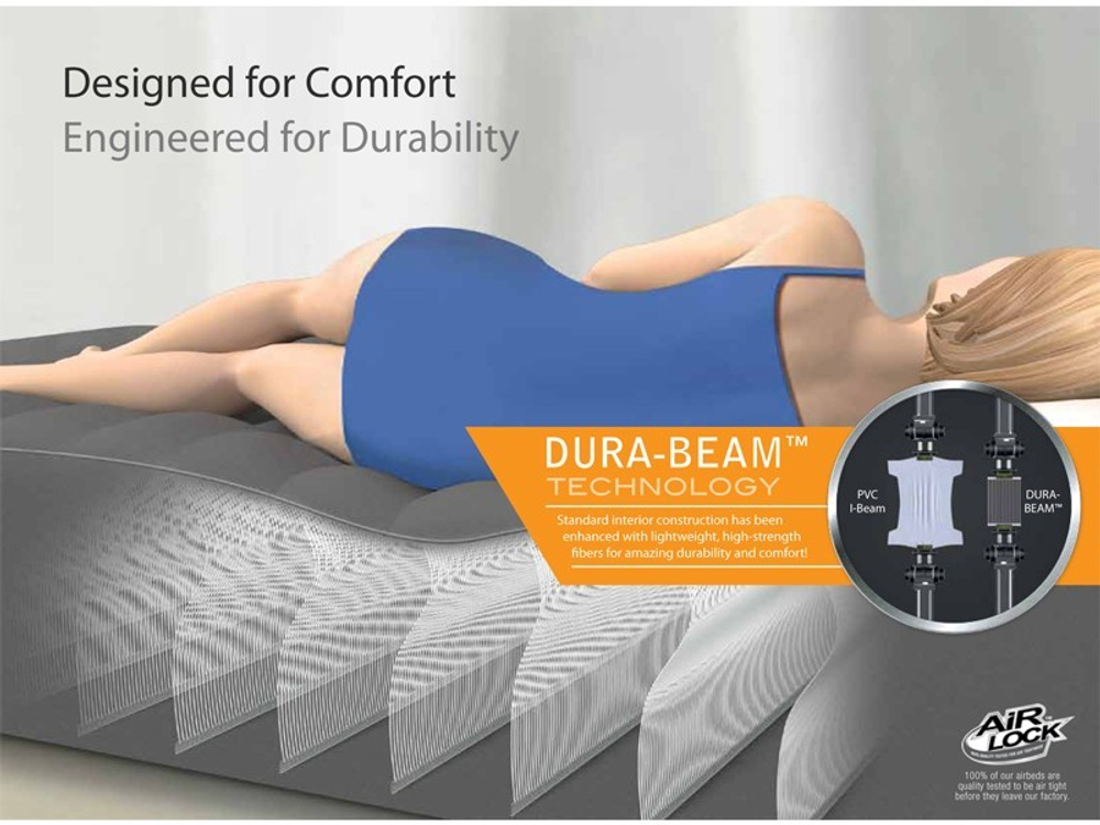 Надувная кровать Intex Ultra Plush Bed 99х191х46 см.