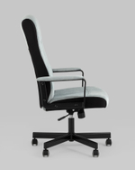 Кресло руководителя TopChairs ST-DOMINGO серо-голубой