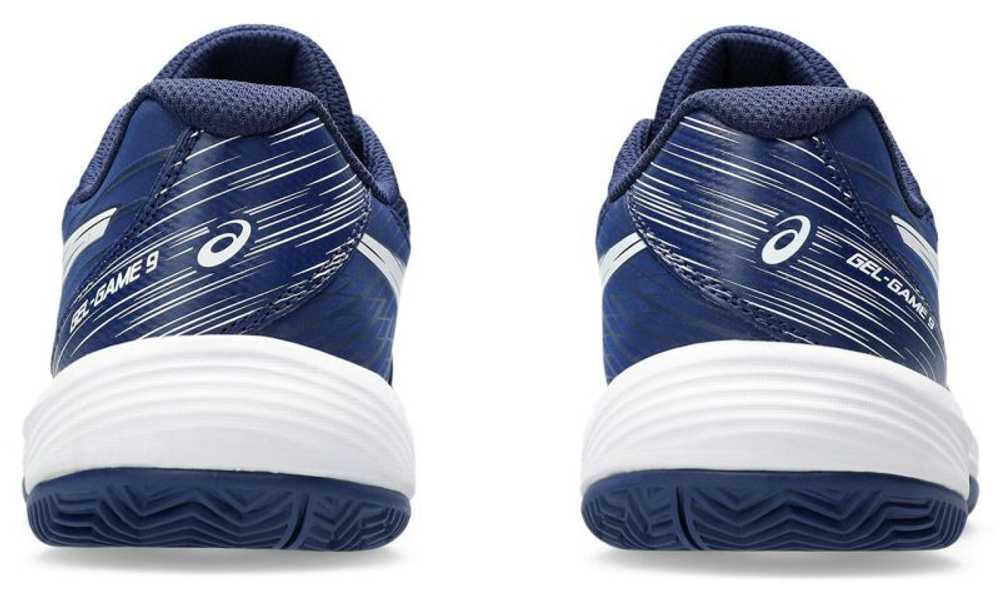 детские Кроссовки теннисные Asics Gel-Game 9 GS - blue expanse/white
