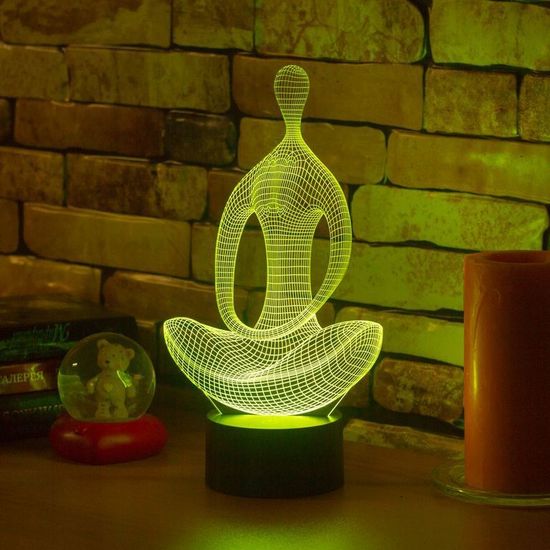 3D подсвечник Медитация