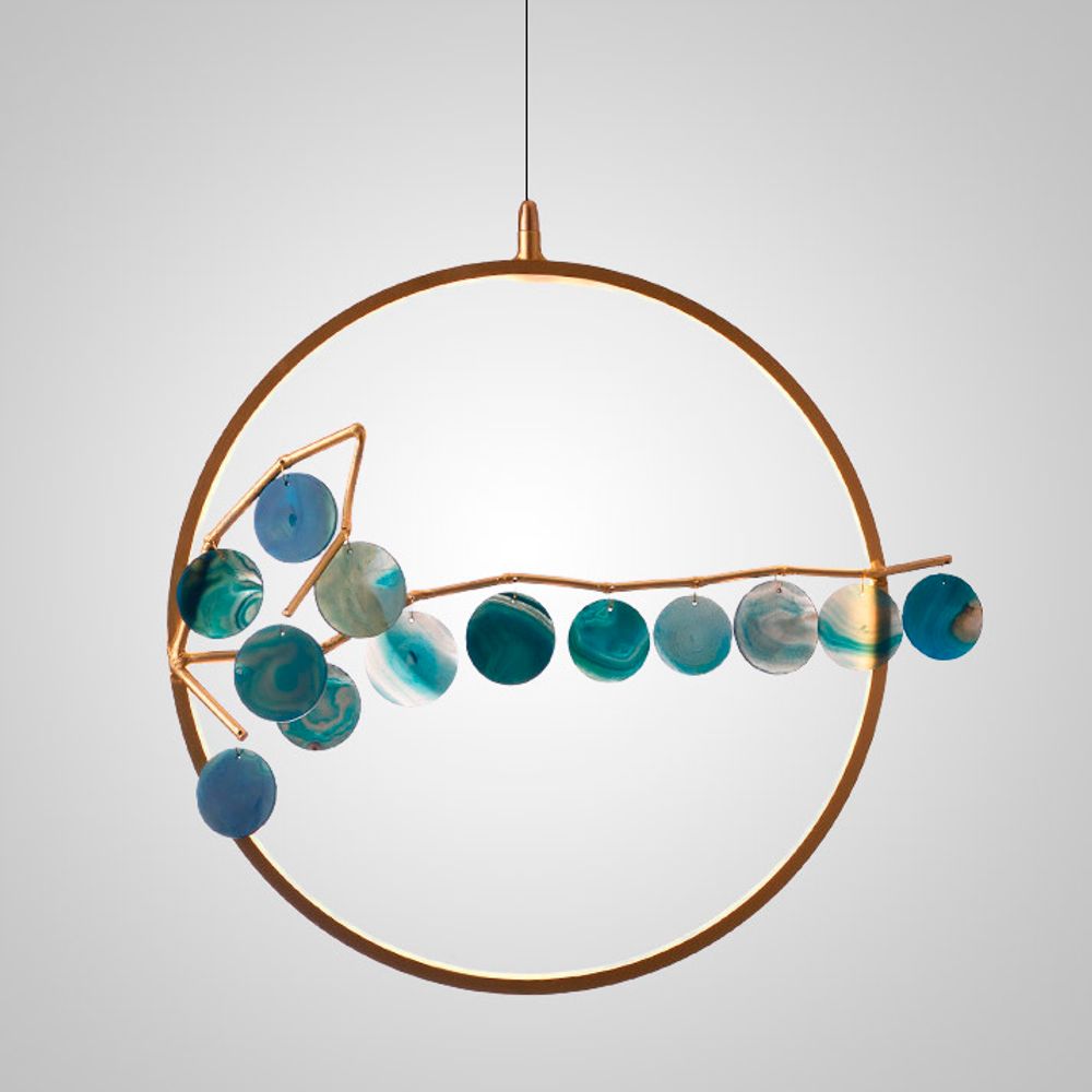 Подвесной светильник AGATE 10 multicolour D60