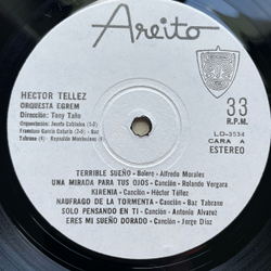 Винтажная виниловая пластинка LP Hector Tellez (Куба 1977)