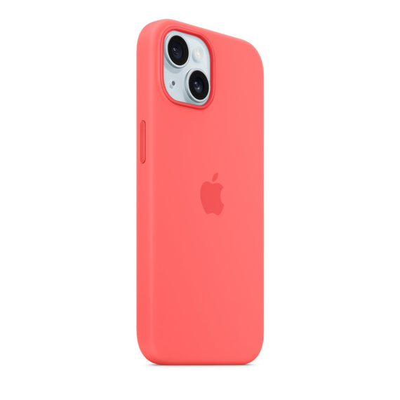 Чехол Apple iPhone 15 Silicone Case with MagSafe Guava (MT0V3ZM/A)