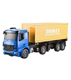 Радиоуправляемый контейнеровоз Double Eagle Mercedes-Benz Arocs 1:20 2.4G