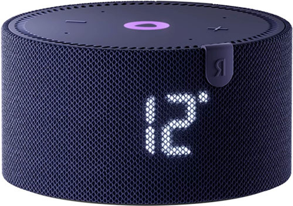 Умная колонка Yandex Станция Мини с часами Алиса синий 10W 1.0 BT 10м (YNDX-00020B)