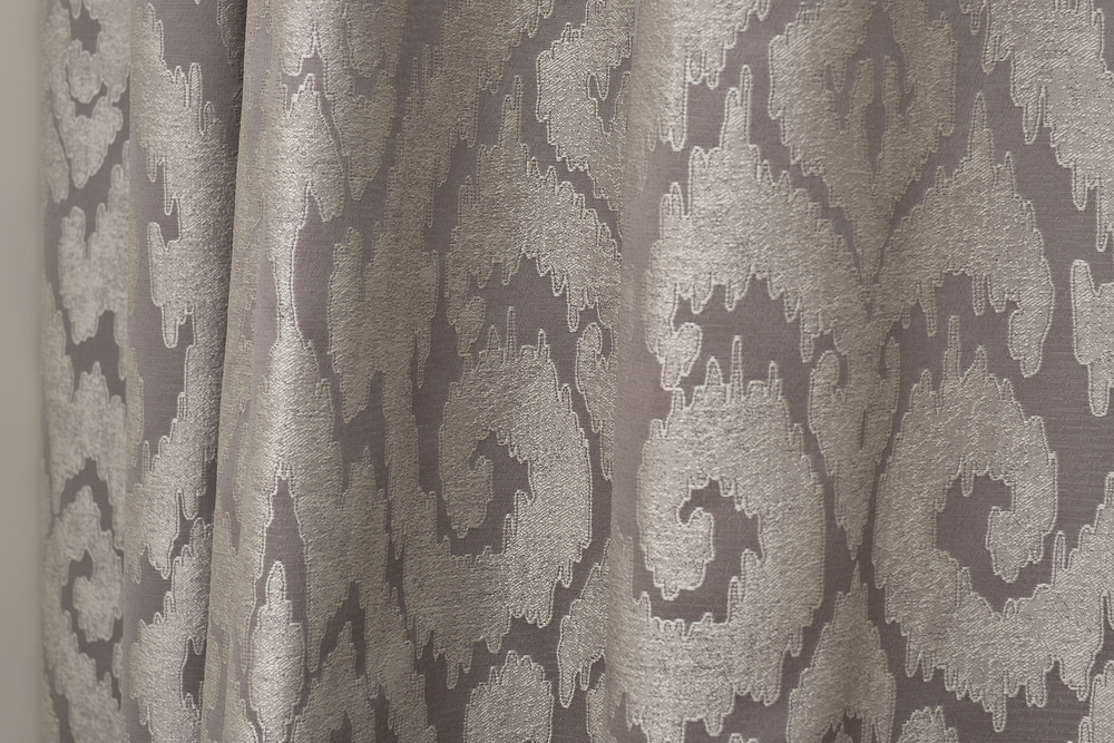 Ткань Портьера Восток сер (Orient Ser) 275x260 Серый Garda Decor