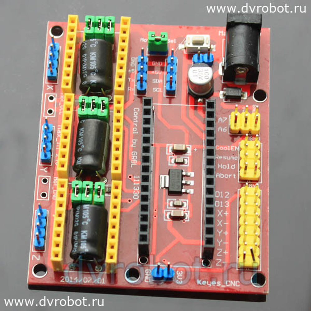 Щит Arduino Nano CNC-V4